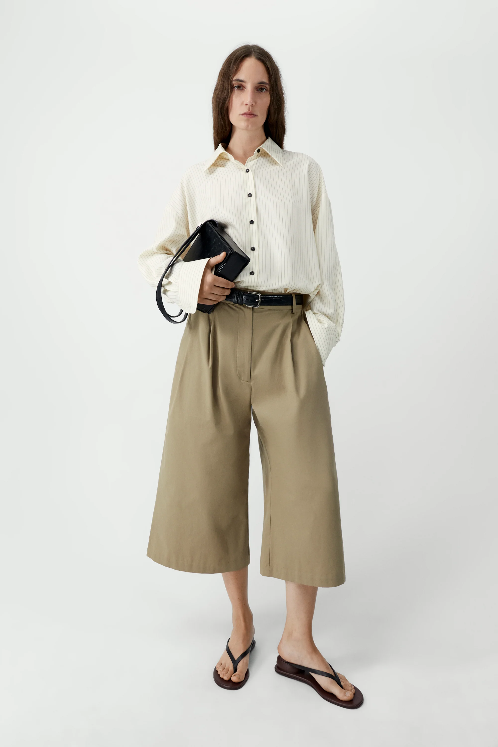COTTON CAPRI PANTS