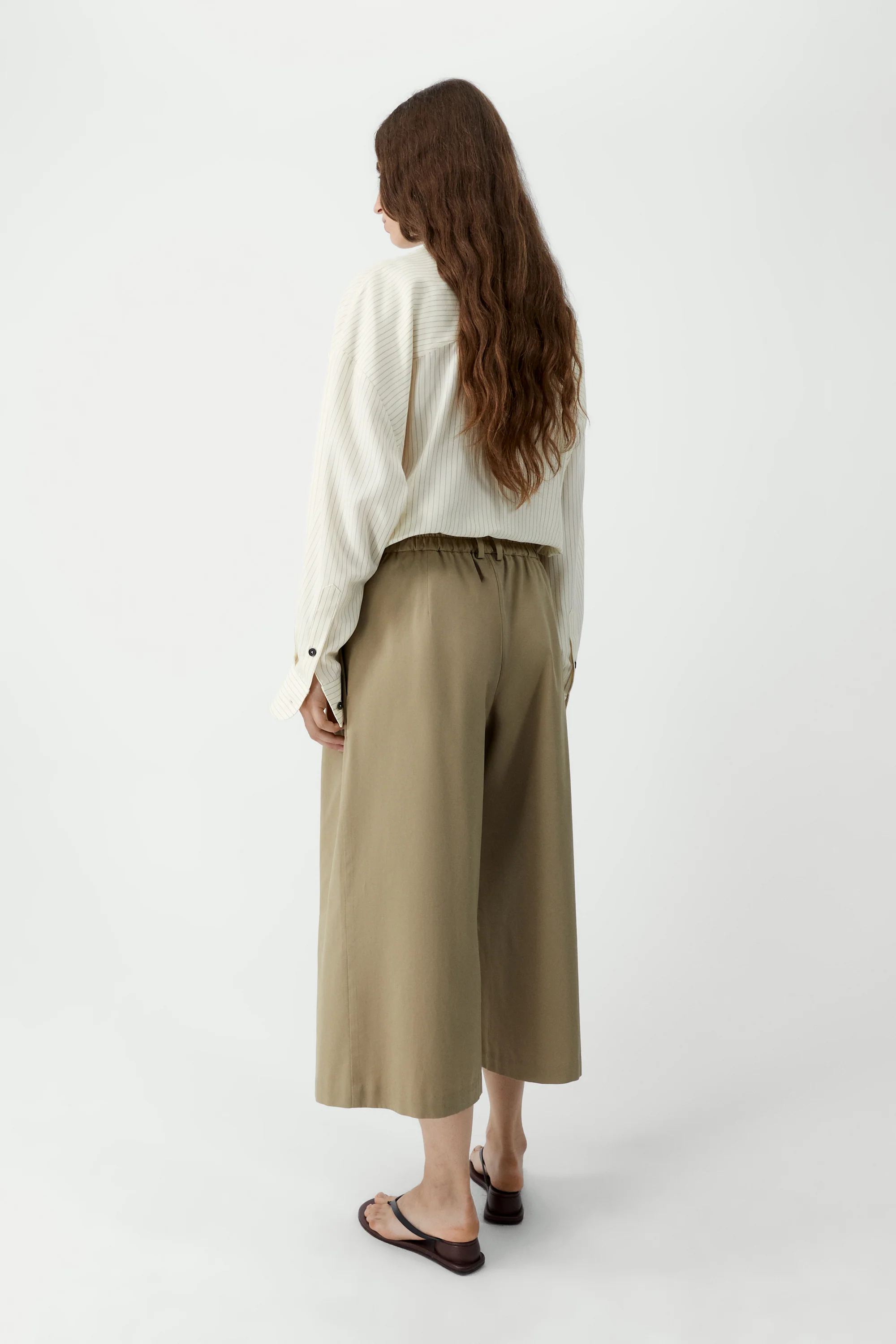 COTTON CAPRI PANTS - Image 3