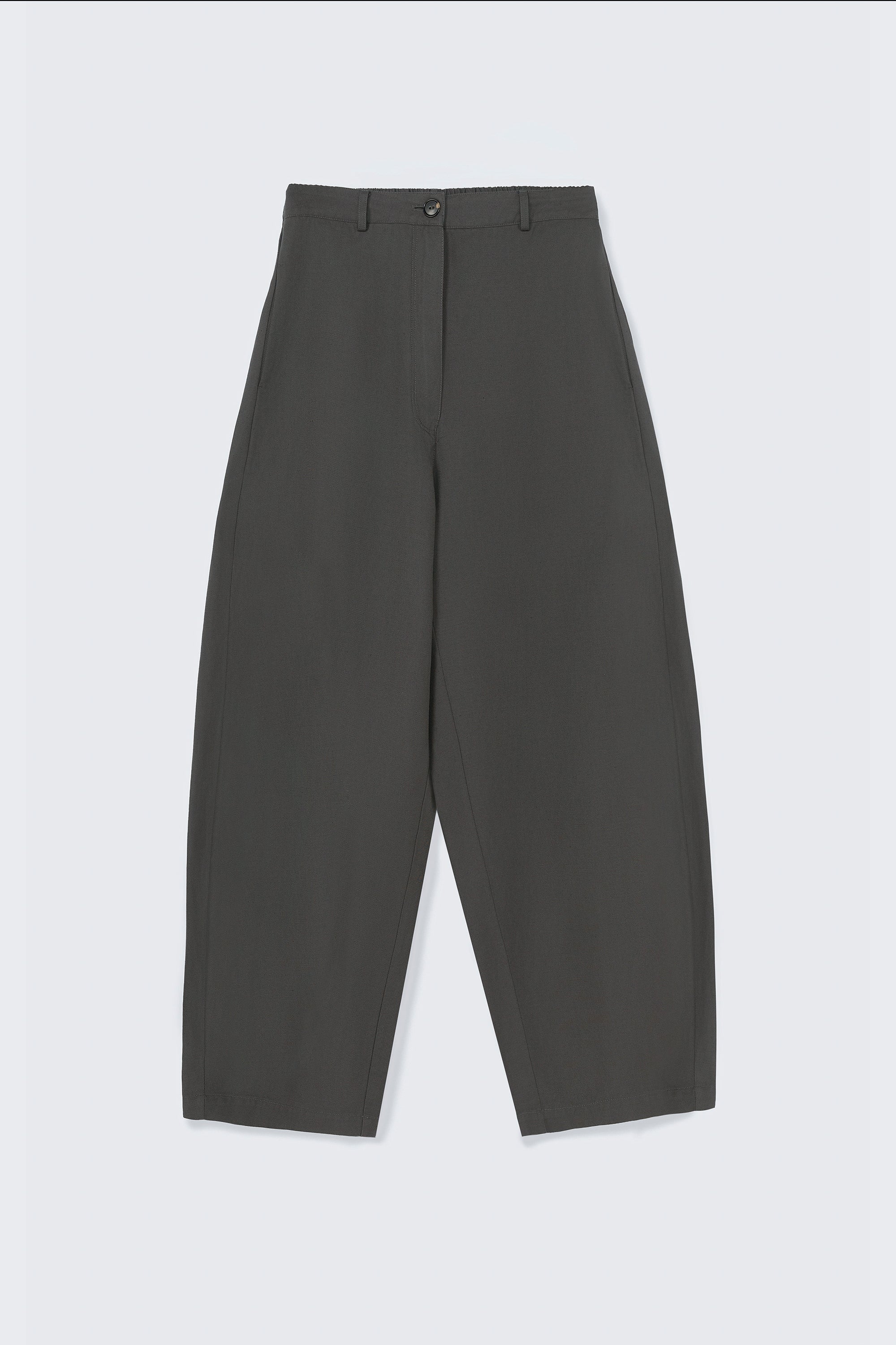 COTTON & LINEN CURVED PANTS - Image 4