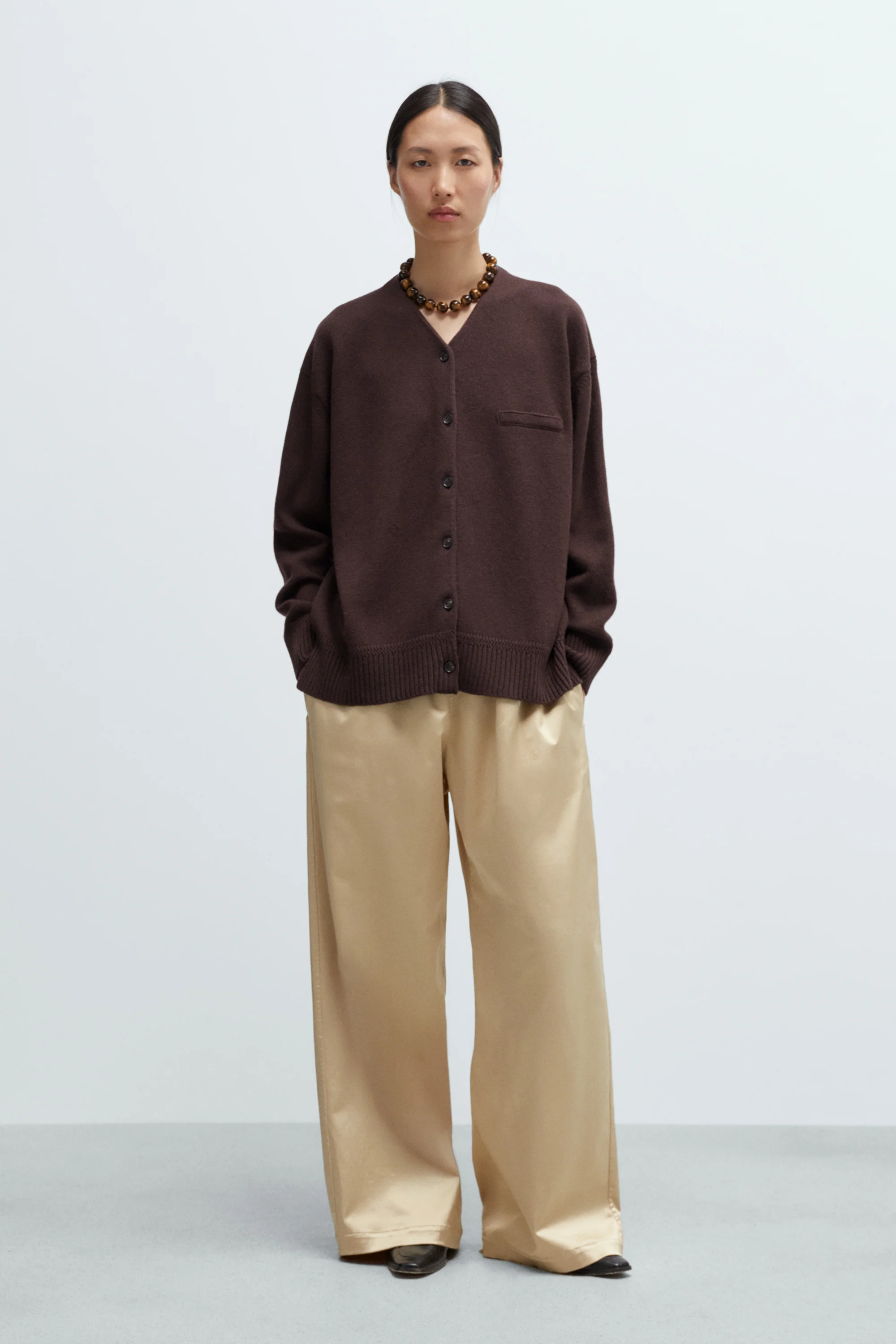 MERINO WOOL CARDIGAN
