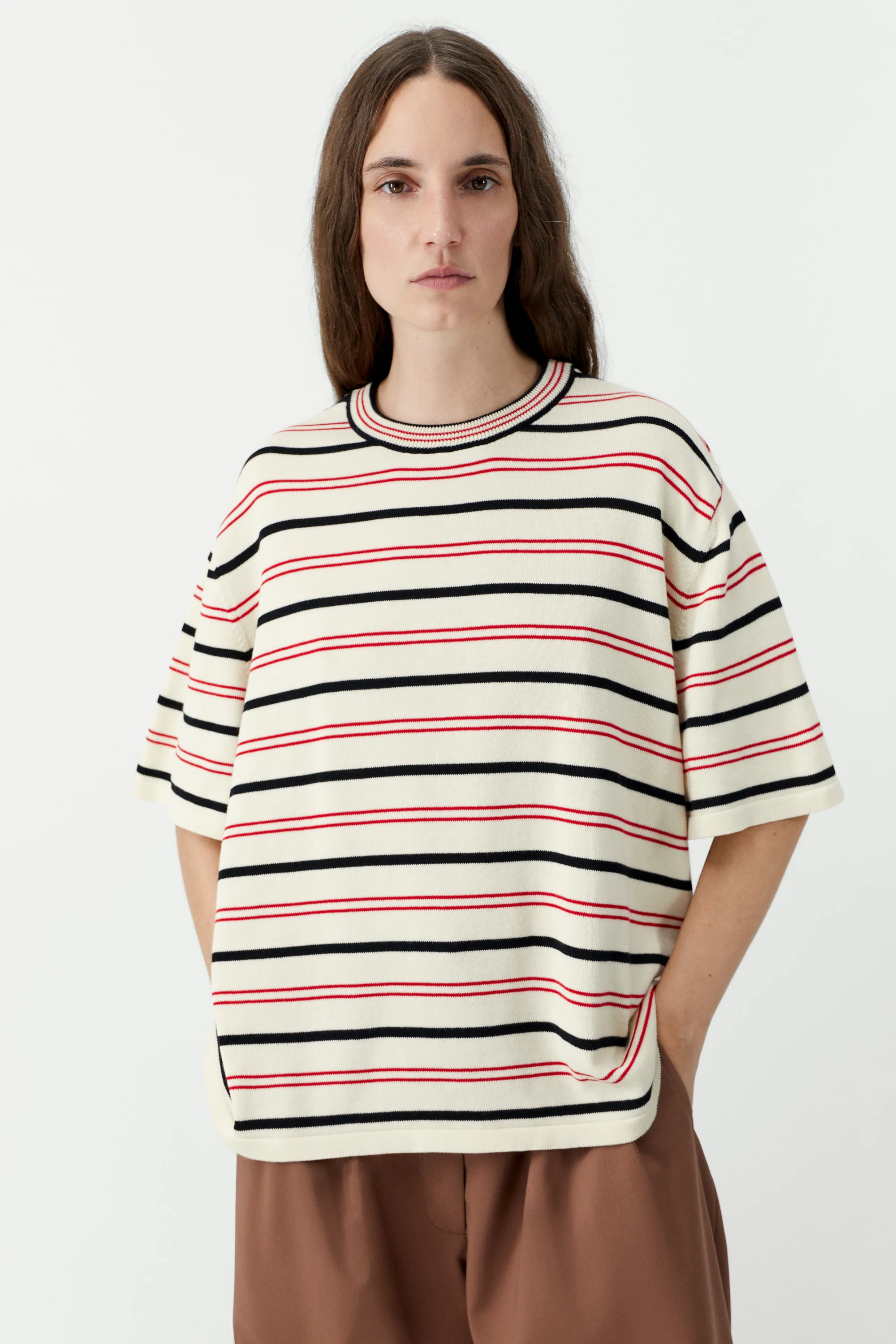 ORGANIC COTTON STRIPED T-SHIRT