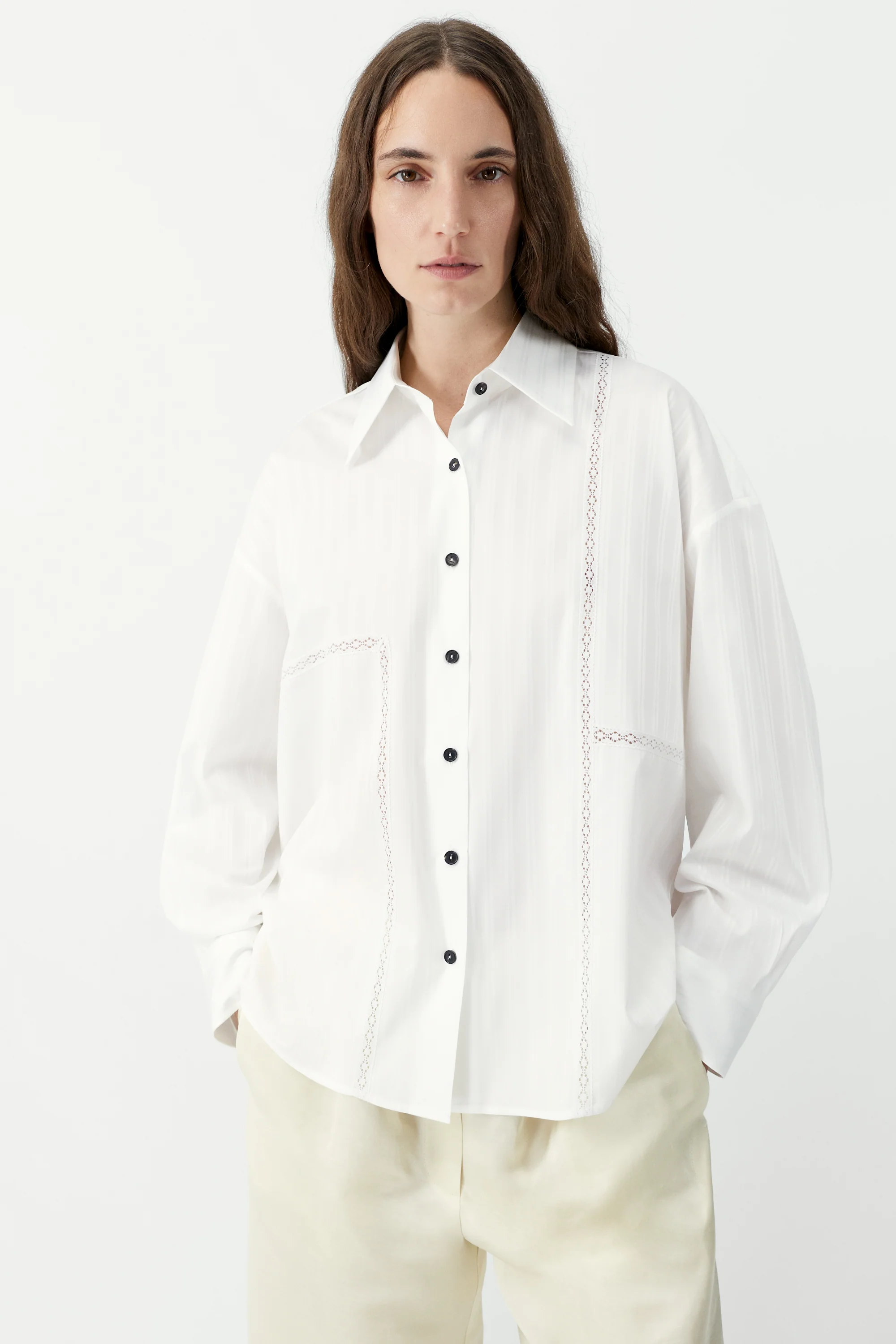 OVERSIZED LACE SHIRT