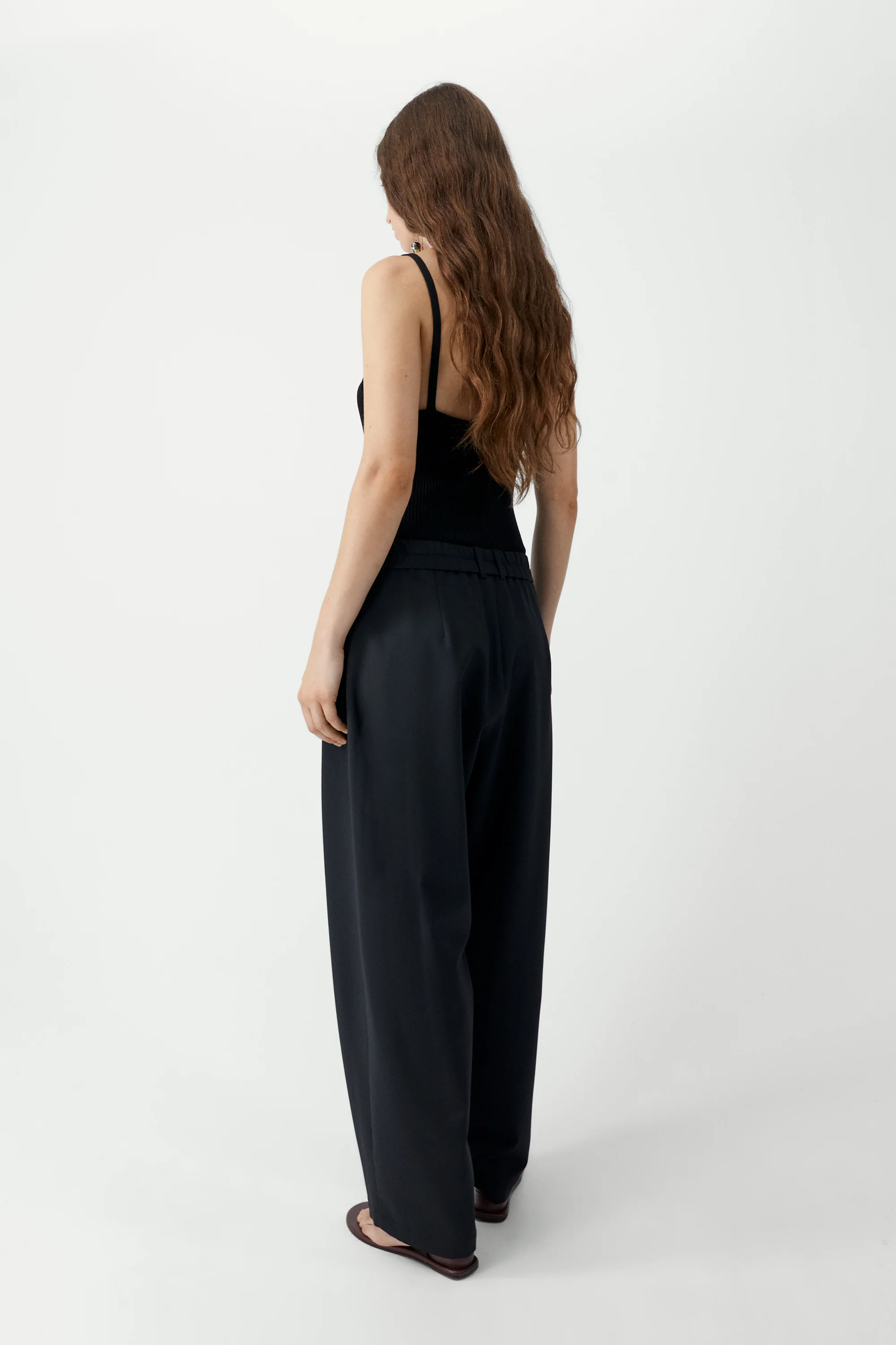 TAILORED BARREL PANTS - Image 3